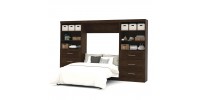 Full PUR Wall Bed with Storage 131"